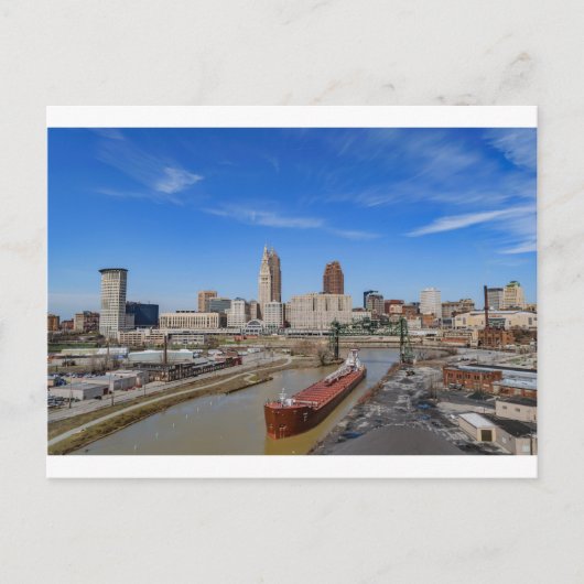 Carte Postale Cleveland Skyline (Devant)