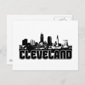 Carte Postale Cleveland Skyline (Devant / Derrière)