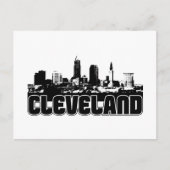 Carte Postale Cleveland Skyline (Devant)