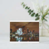 Carte Postale Cleveland Skyline pour la nuit (Debout devant)