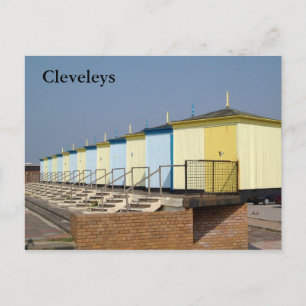 Carte Postale Cleveleys Beach Huts