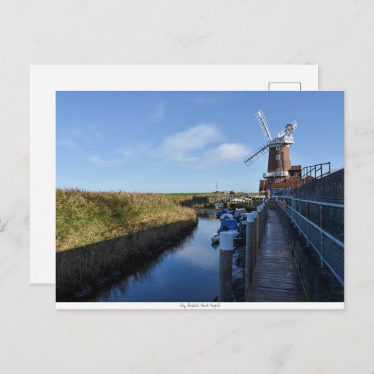 Carte postale Cley Wmill (Devant / Derrière)