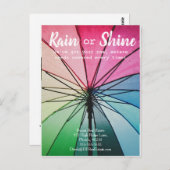 Carte Postale Clientèle pluie référencement immobilier vente (Devant / Derrière)