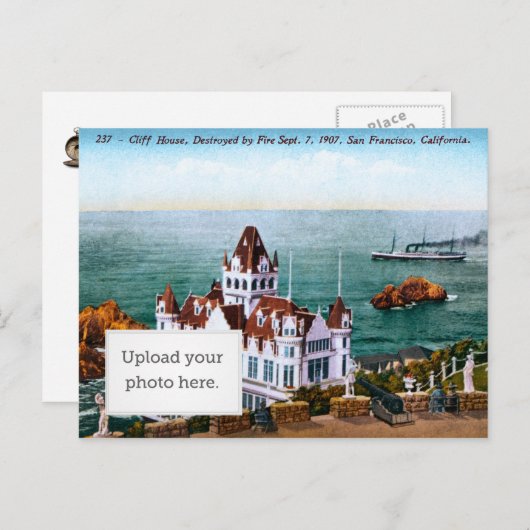 Carte Postale Cliff House (Devant / Derrière)