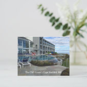 Carte Postale Cliff House, Cape Neddick, MOI (Debout devant)