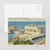 Carte Postale Cliff House Seal Rocks, San Francisco, Californie (Devant / Derrière)
