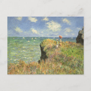 Carte Postale Cliff Walk à Pourville par Claude Monet