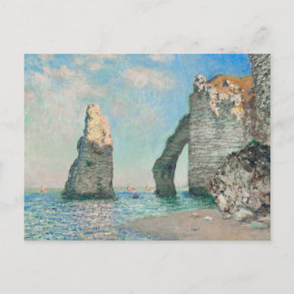Carte Postale Cliffs at Étretat ,Claude Monet