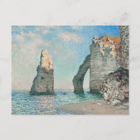 Carte Postale Cliffs at Étretat ,Claude Monet (Devant)