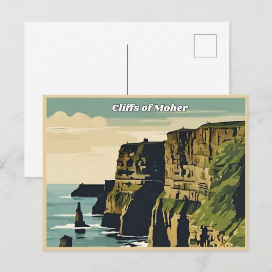 Carte Postale Cliffs of Moher (Devant / Derrière)
