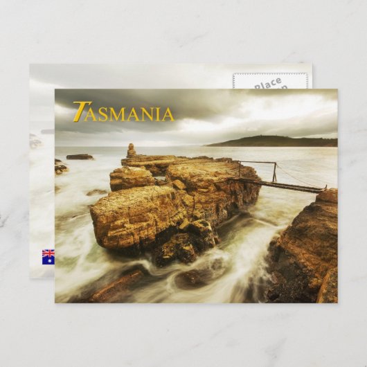 Carte Postale Clifton Beach, Tasmanie, Australie (Devant / Derrière)