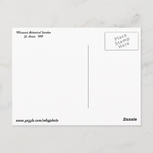 Carte Postale Climatron (Dos)