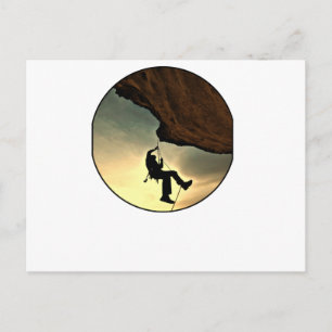 Carte Postale Climbing mountain man