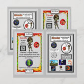 Carte Postale Climvohx Presents Copernicium Trading Card (Devant / Derrière)