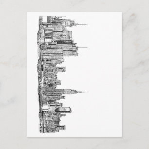 Carte Postale Clin d'horizon de New York