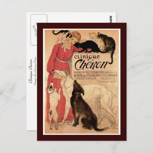 Carte Postale Clinique Cheron (Devant / Derrière)