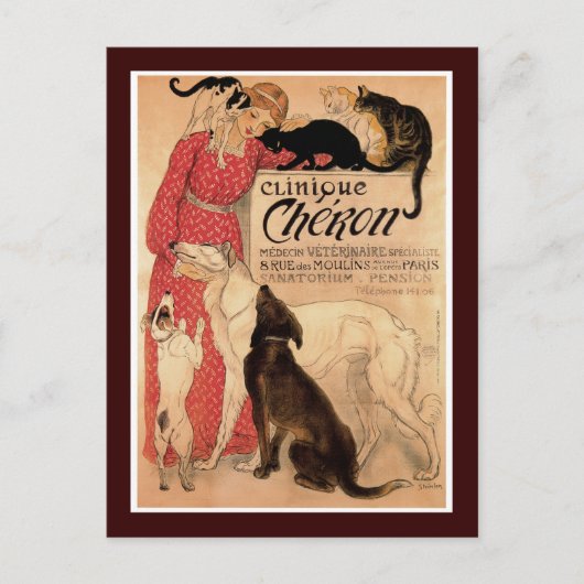 Carte Postale Clinique Cheron (Devant)