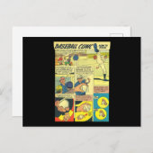 Carte Postale Clinique De Baseball Comic Book Comment Pitch (Devant / Derrière)