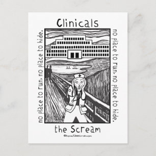Carte Postale Cliniques de soins infirmiers - Le cri