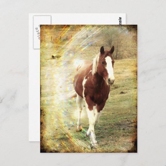 Carte Postale clinquant (Devant / Derrière)