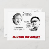 Carte Postale clintondiplomatie3 (Devant / Derrière)