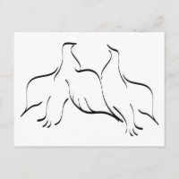 Clipart de couple de colombe