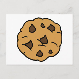 Carte Postale Clipart de dessin IMMENSE Chip Cookie Dessert