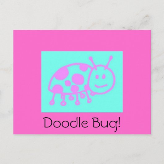 Carte Postale Clipart Ladybug (Devant)