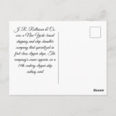 Carte Postale Clipper King Fisher voile  (Dos)