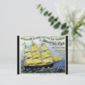 Carte Postale Clipper Shooting Star en navigation (Debout devant)
