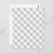 Carte Postale Cliquez sur Personnaliser pour modifier Gris en co (Devant / Derrière)