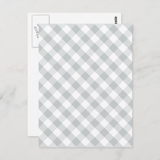 Carte Postale Cliquez sur Personnaliser pour modifier Gris en co (Devant / Derrière)