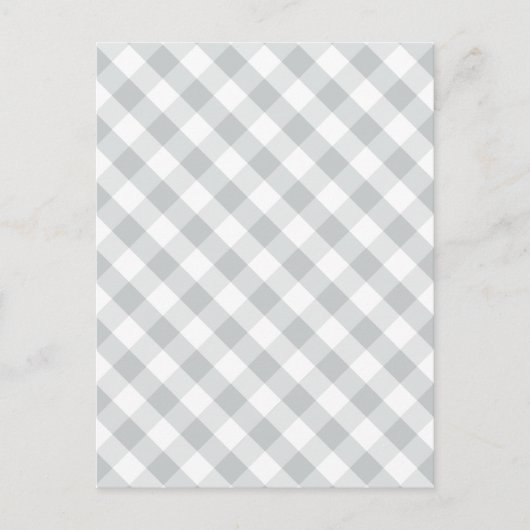 Carte Postale Cliquez sur Personnaliser pour modifier Gris en co (Devant)