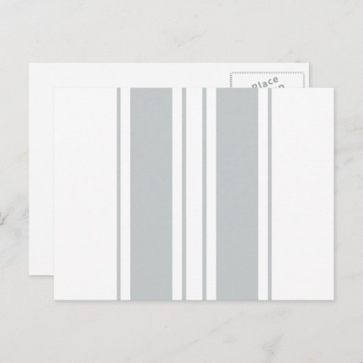 Carte Postale Cliquez sur Personnaliser pour modifier Gris en co (Devant / Derrière)