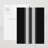 Carte Postale Cliquez sur Personnaliser pour modifier Gris en co (Devant / Derrière)