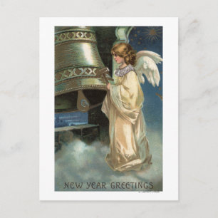 Carte Postale Cloche Angel Striking avec Majet