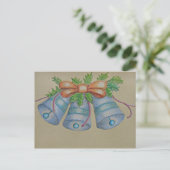 Carte Postale cloche bleue (Debout devant)