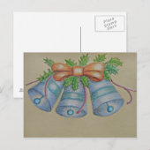 Carte Postale cloche bleue (Devant / Derrière)