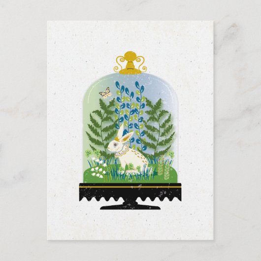Carte Postale Cloche de lapin botanique 3 (Devant)