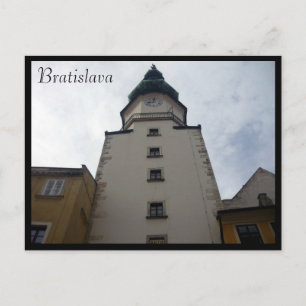Carte Postale clocher de bratislava
