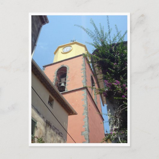 Carte Postale clocher saint tropez (Devant)