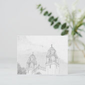Carte postale - Clochers d'église à colorier (Debout devant)