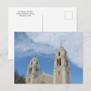 Carte postale - Clochers d'église à Petaluma