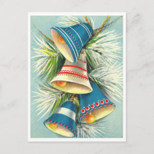 Carte Postale Cloches de Noël, Joie des Fêtes Inspiré de l'Antiq