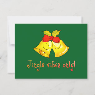 Carte Postale Cloches De Vacances Mignées - Vibes De Jingle Seul