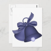 Carte Postale cloches violettes (Devant / Derrière)