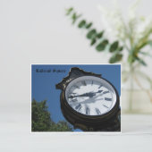 Carte Postale Clock Railroad Sq. (Debout devant)