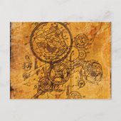 Carte Postale Clockwork Collage (Devant)