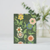 Carte Postale Cloisonne Chine Patter Asiatique Oriental (Debout devant)