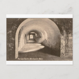Carte Postale Cloître normand abbaye de Westminster Vintage